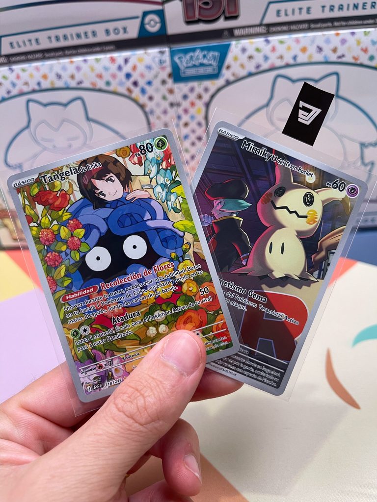 Penny Sleeve y Pull Tab Sleeve para Toploaders de cartas Pokémon